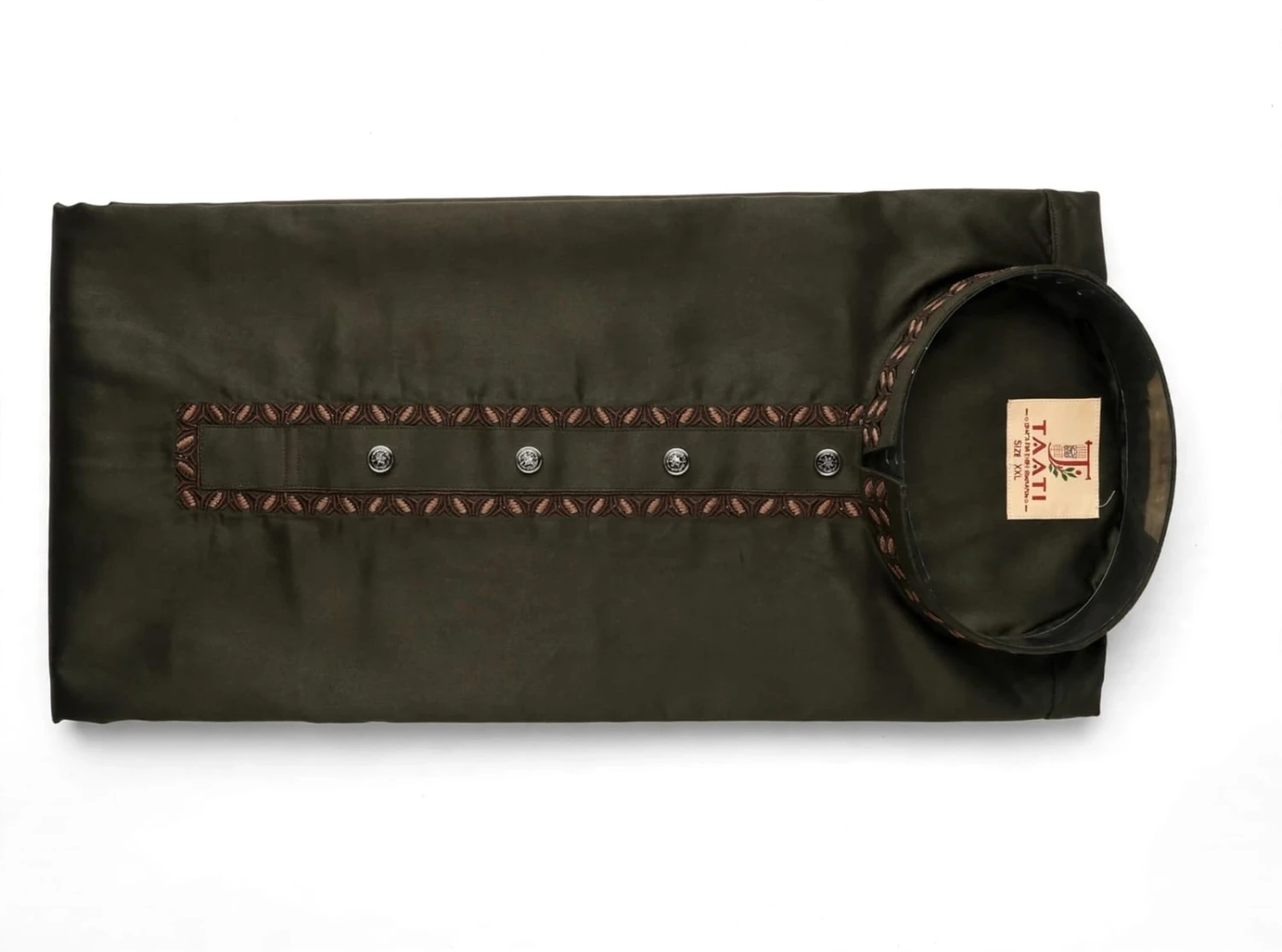 TAATI CCP 04=  100%premium cotton Embroidered panjabi