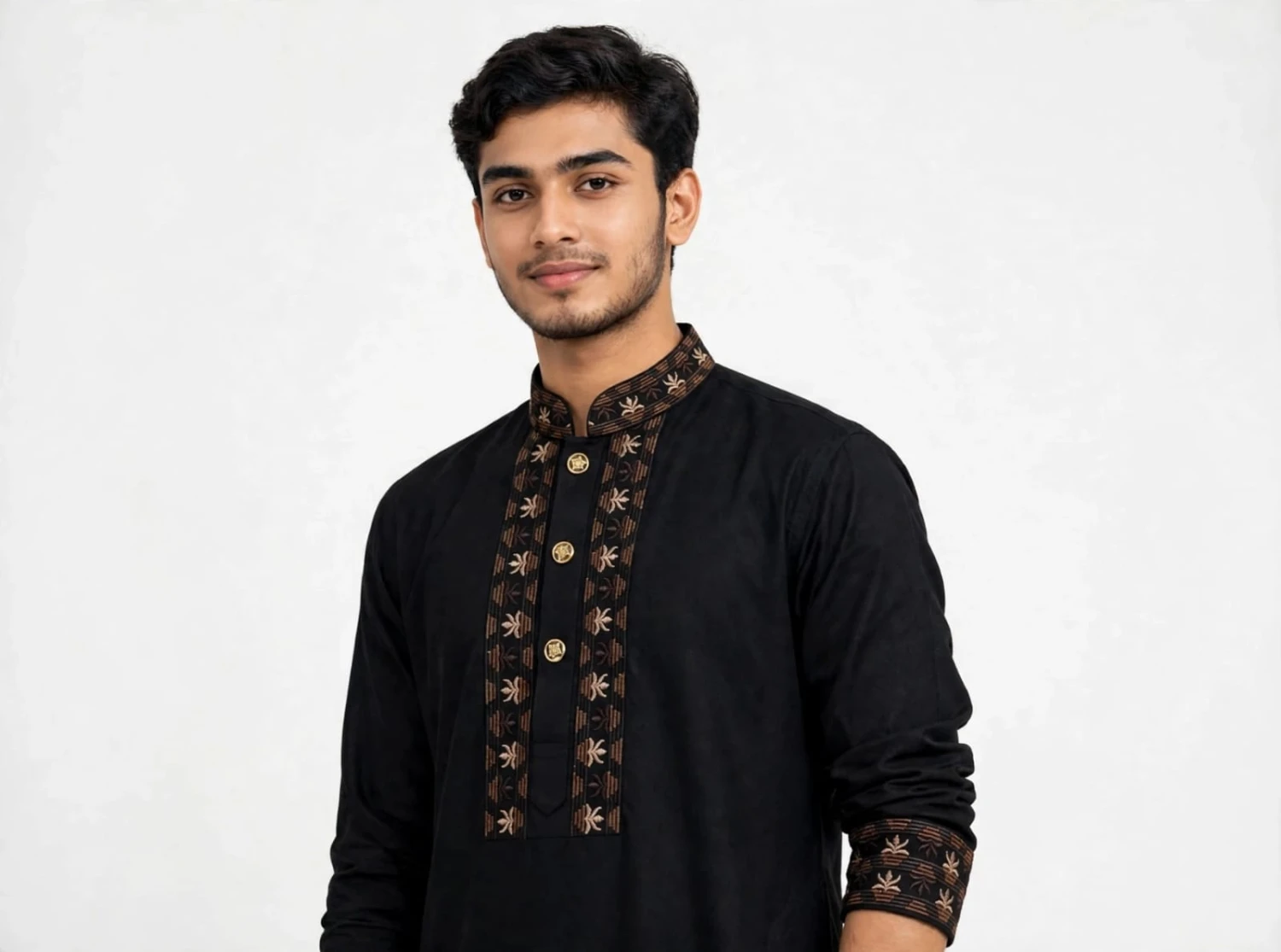 TAATI CCP 05=  100%premium cotton Embroidered panjabi