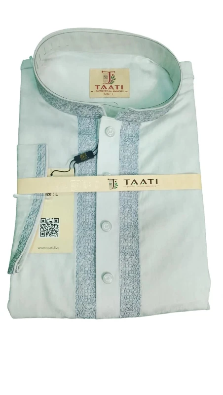 taati cp37=premium cotton  Embroidered Panjabi
