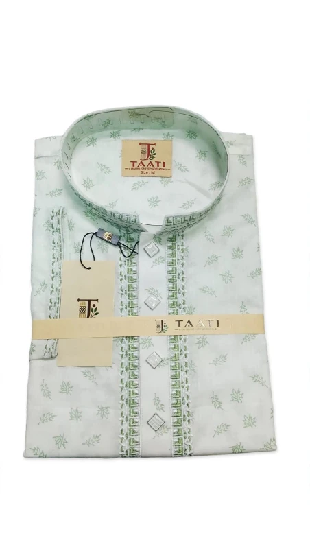 taati CP38=premium cotton  Embroidered Panjabi