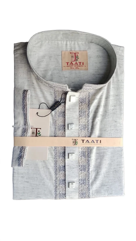 taati cp41=premium cotton  Embroidered Panjabi