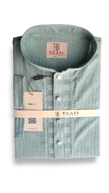 taati CP42=premium cotton  Embroidered Panjabi