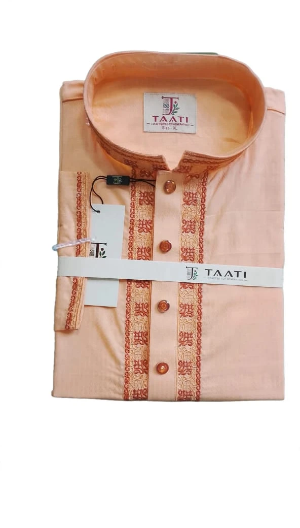 taati cp44=premium cotton  Embroidered Panjabi