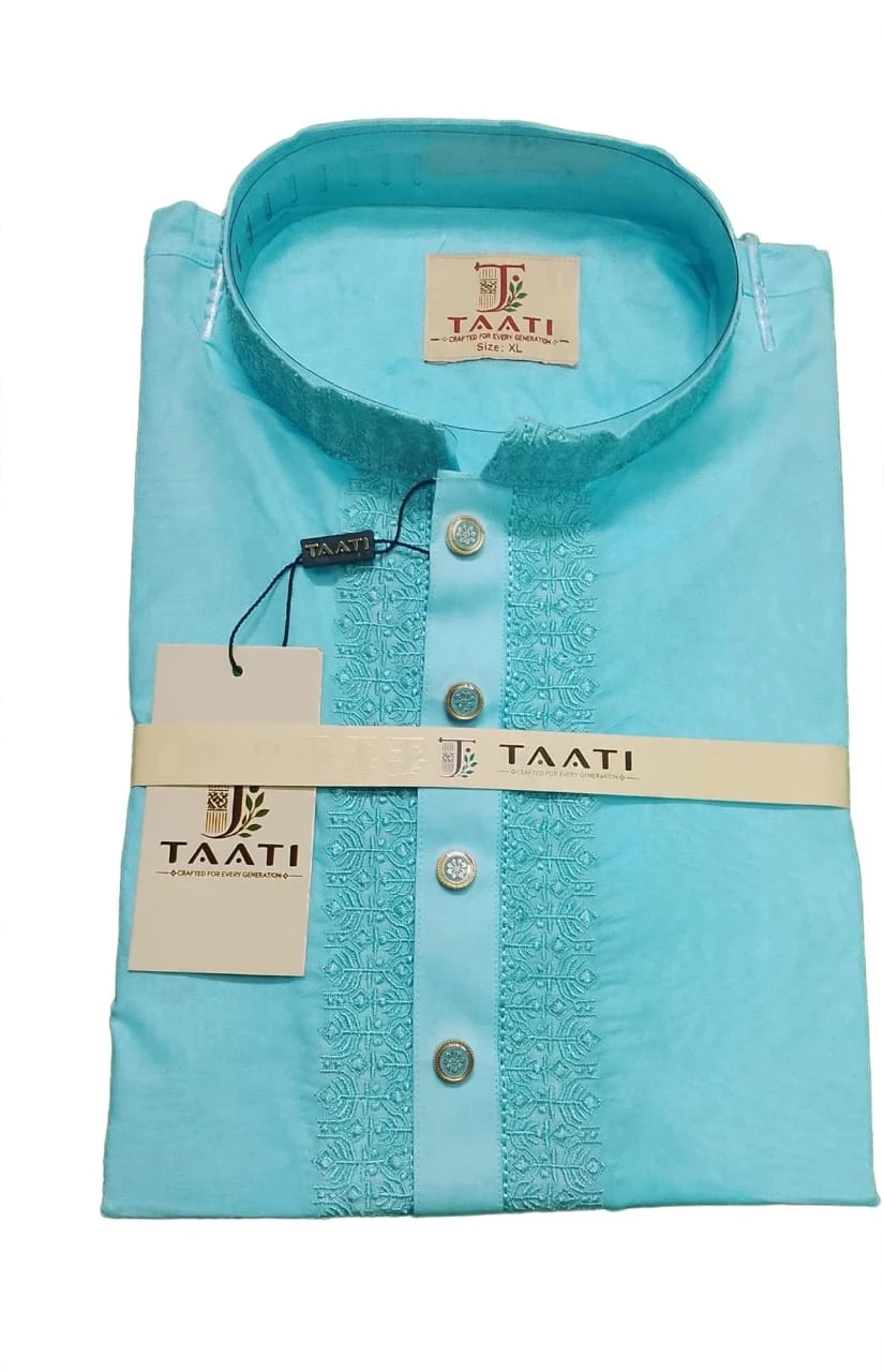 taati cp47=premium cotton  Embroidered Panjabi